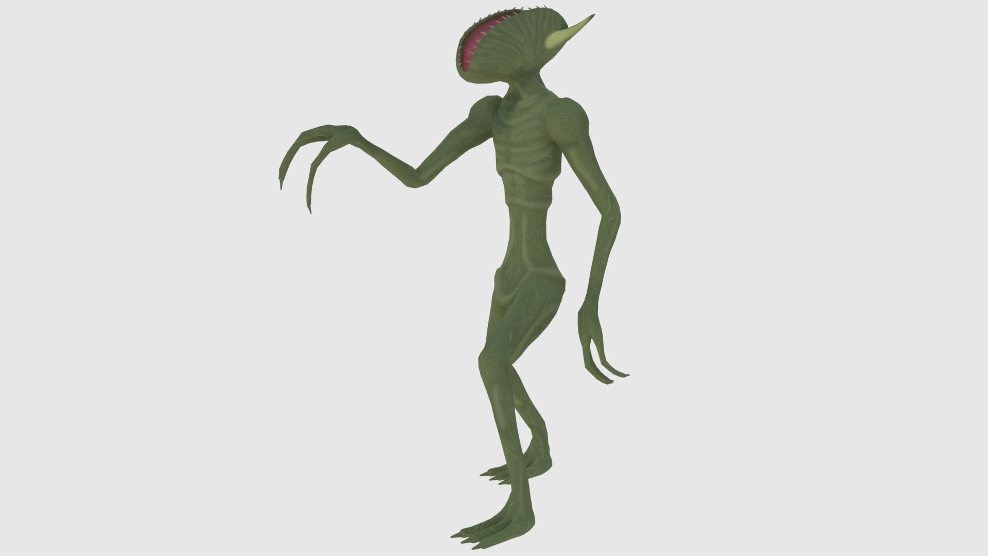 Plant Monster - Game Ready Low-poly 3D model_3