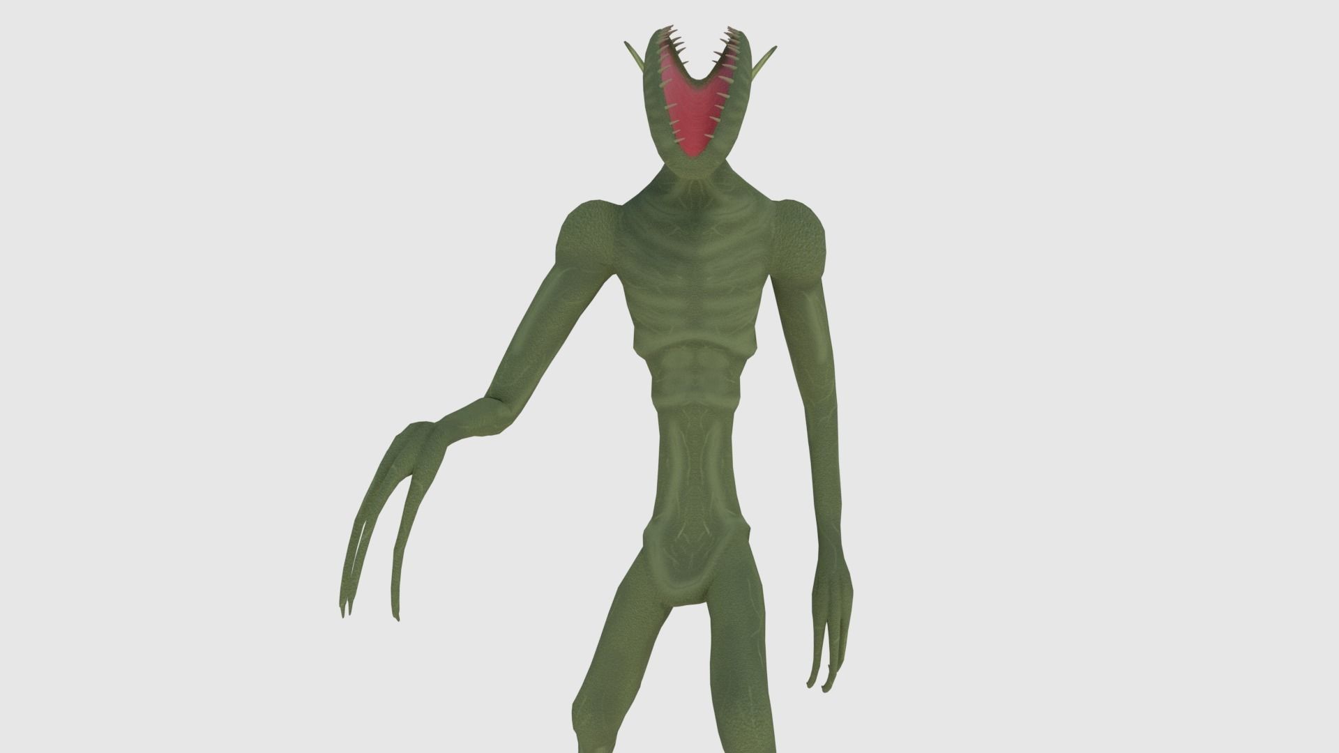 Plant Monster - Game Ready Low-poly 3D model_4