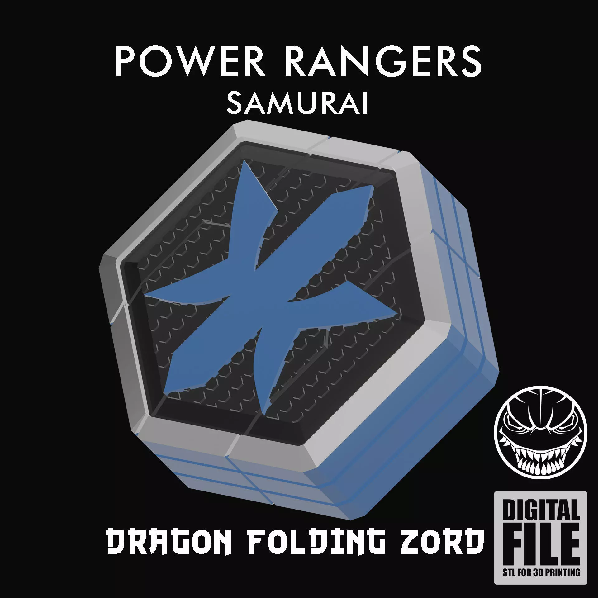 DRAGON FOLDING ZORD - POWER RANGERS SAMURAI 3D print model