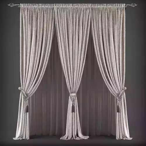 Curtain 3D model 233