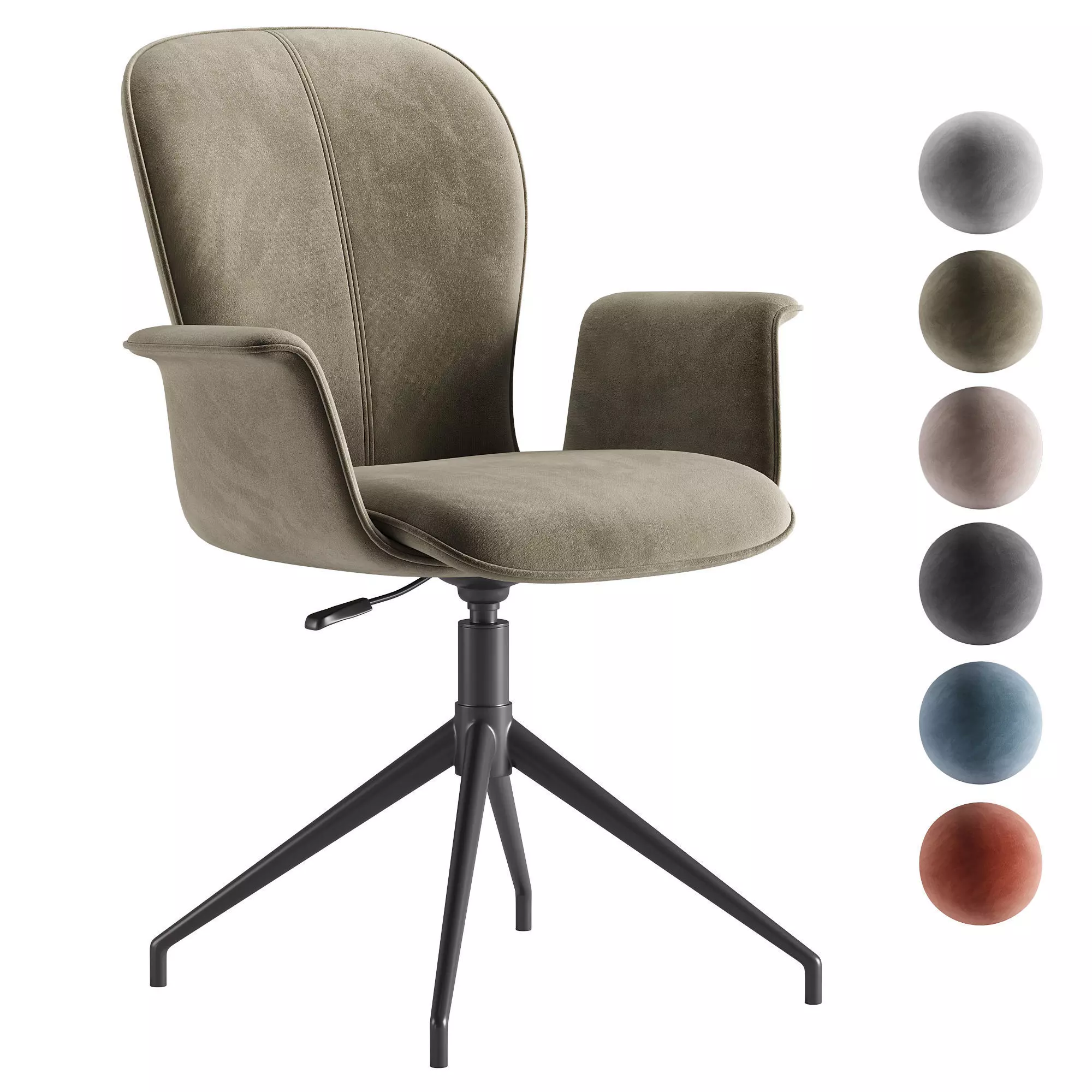 Aspen Office Chair 02 3D model