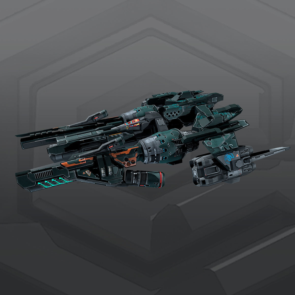 SF Buran Bomber B4 Low-poly 3D model_3