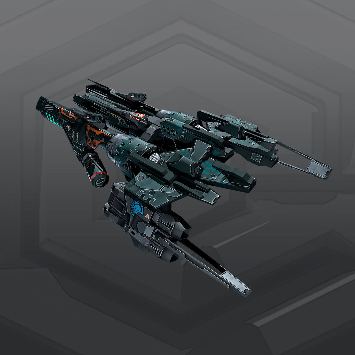 SF Buran Bomber B4 Low-poly 3D model_4