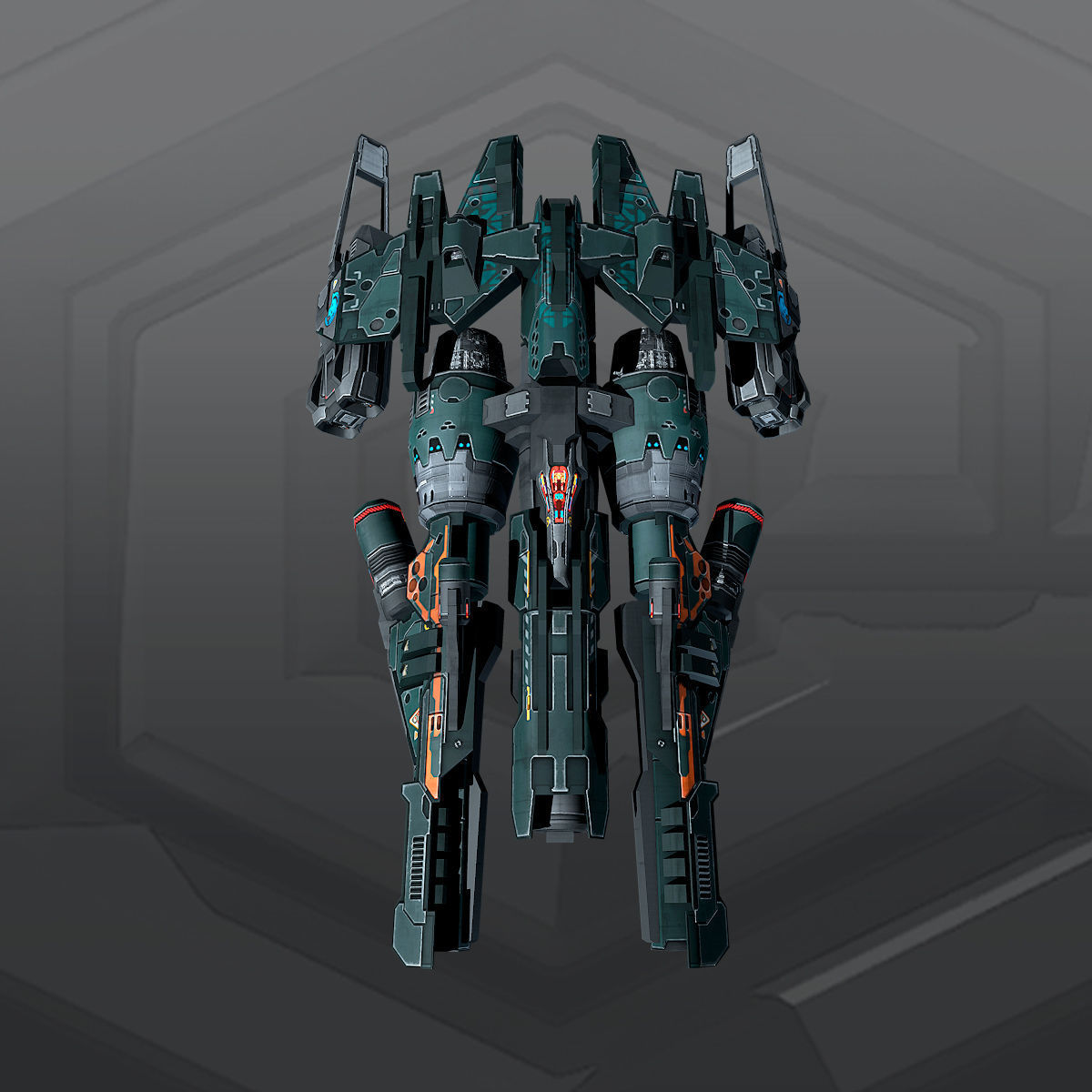 SF Buran Bomber B4 Low-poly 3D model_2