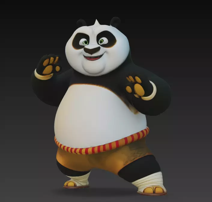 Kung Fu Panda 3D model