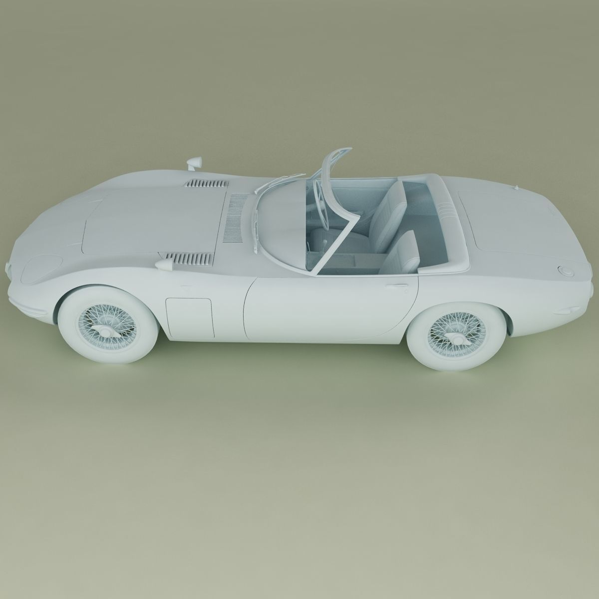 Toyota 2000GT Cabrio 3D model_11