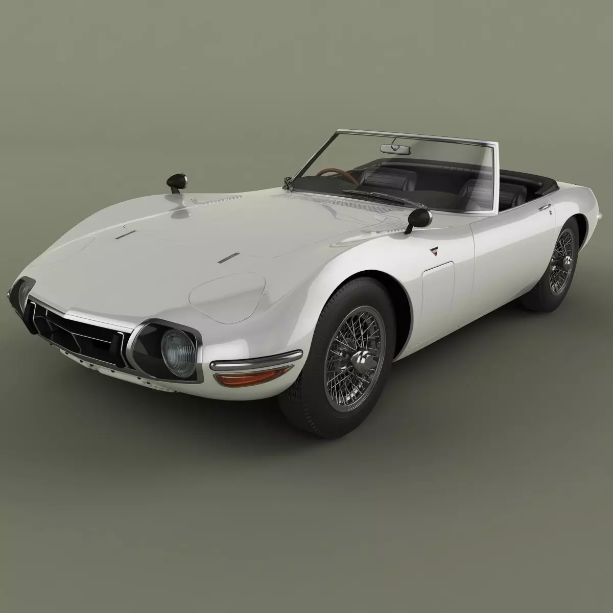 Toyota 2000GT Cabrio 3D model_0