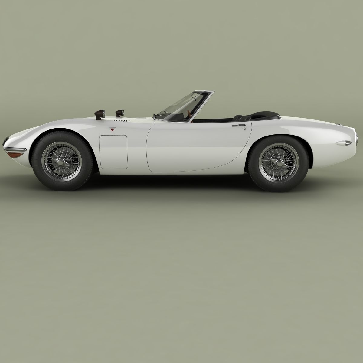 Toyota 2000GT Cabrio 3D model_1