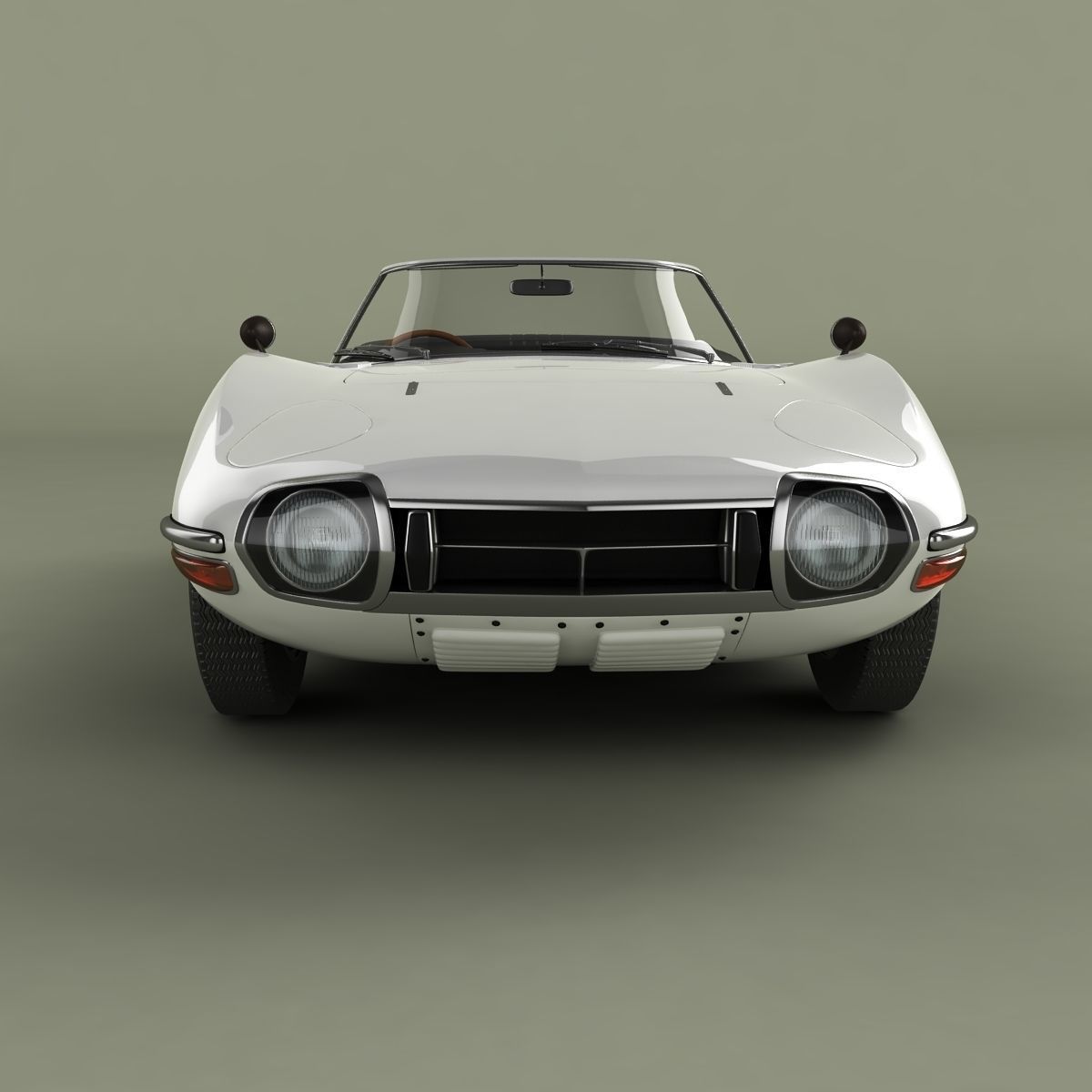 Toyota 2000GT Cabrio 3D model_4