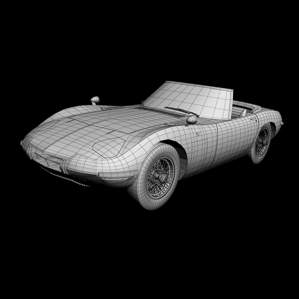 Toyota 2000GT Cabrio 3D model_13