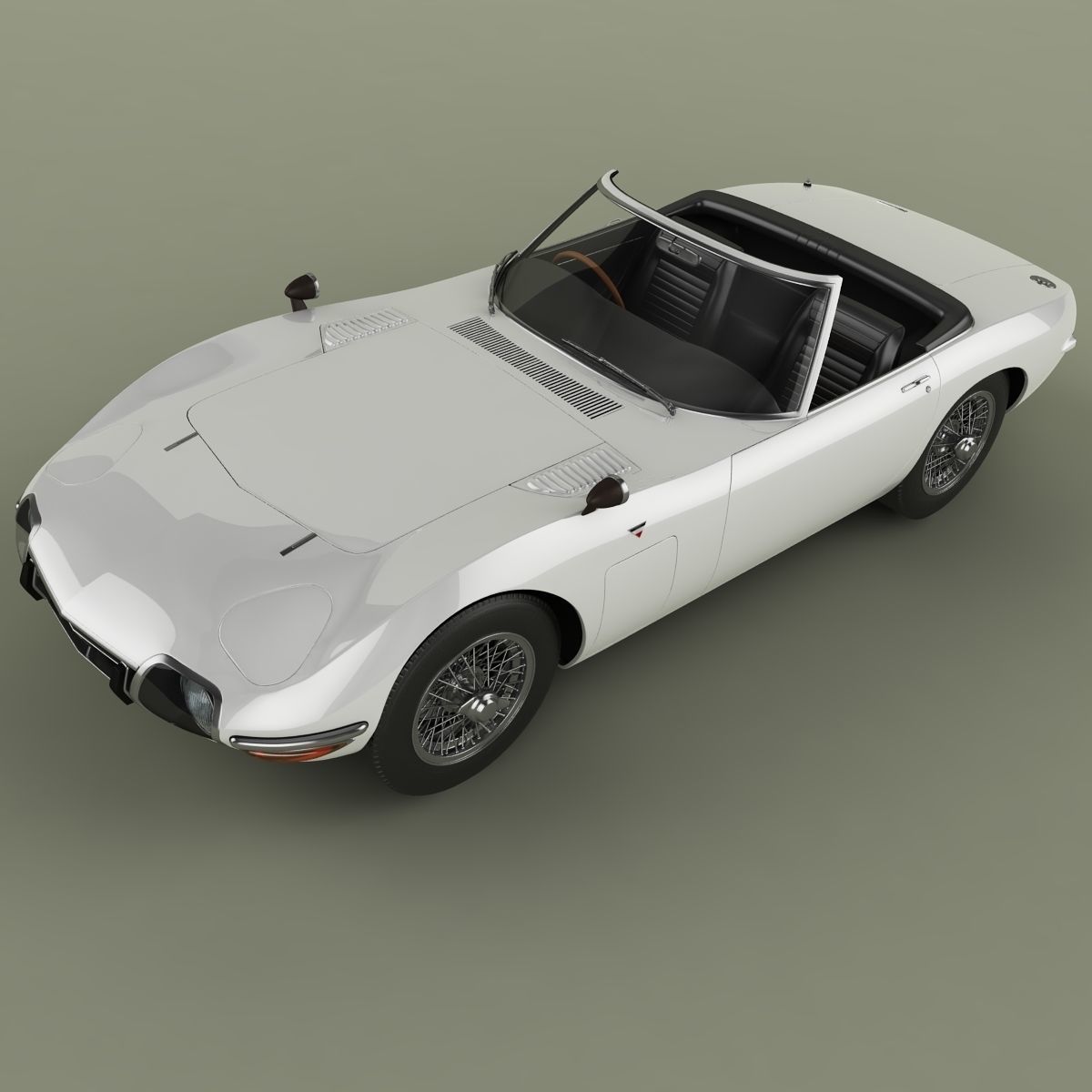 Toyota 2000GT Cabrio 3D model_5