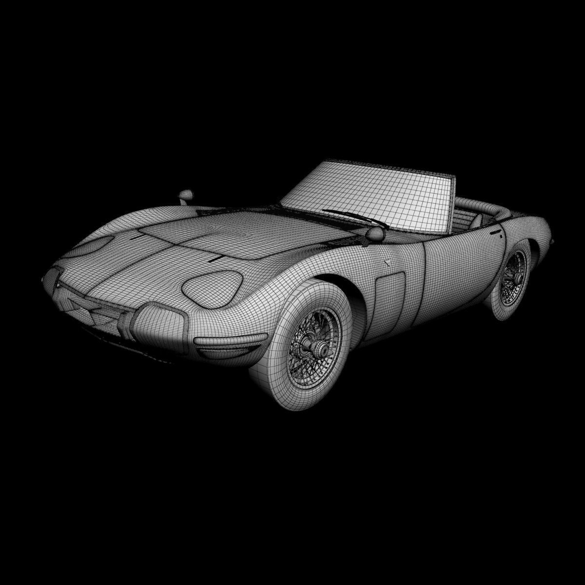 Toyota 2000GT Cabrio 3D model_14