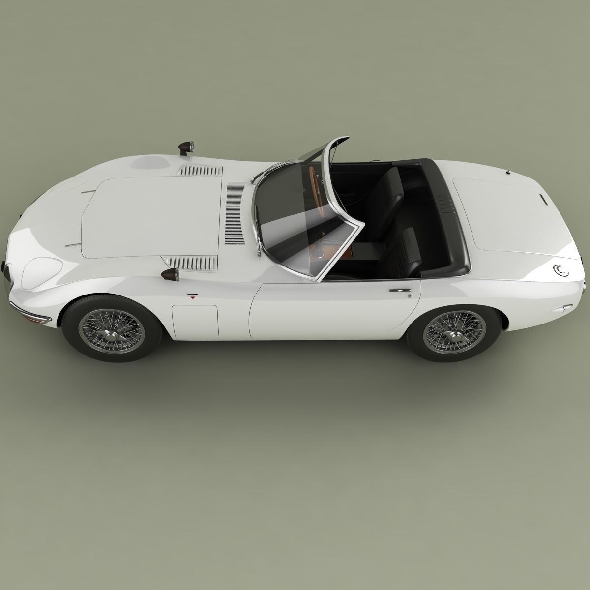 Toyota 2000GT Cabrio 3D model_6