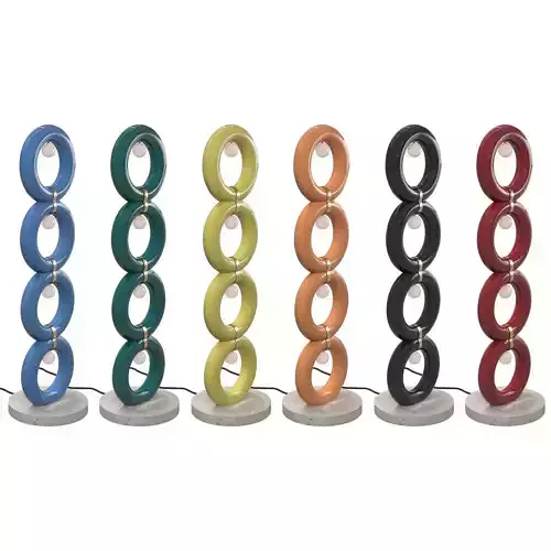 Memphis floor lamp 4 - pop premium 3d model 3D model