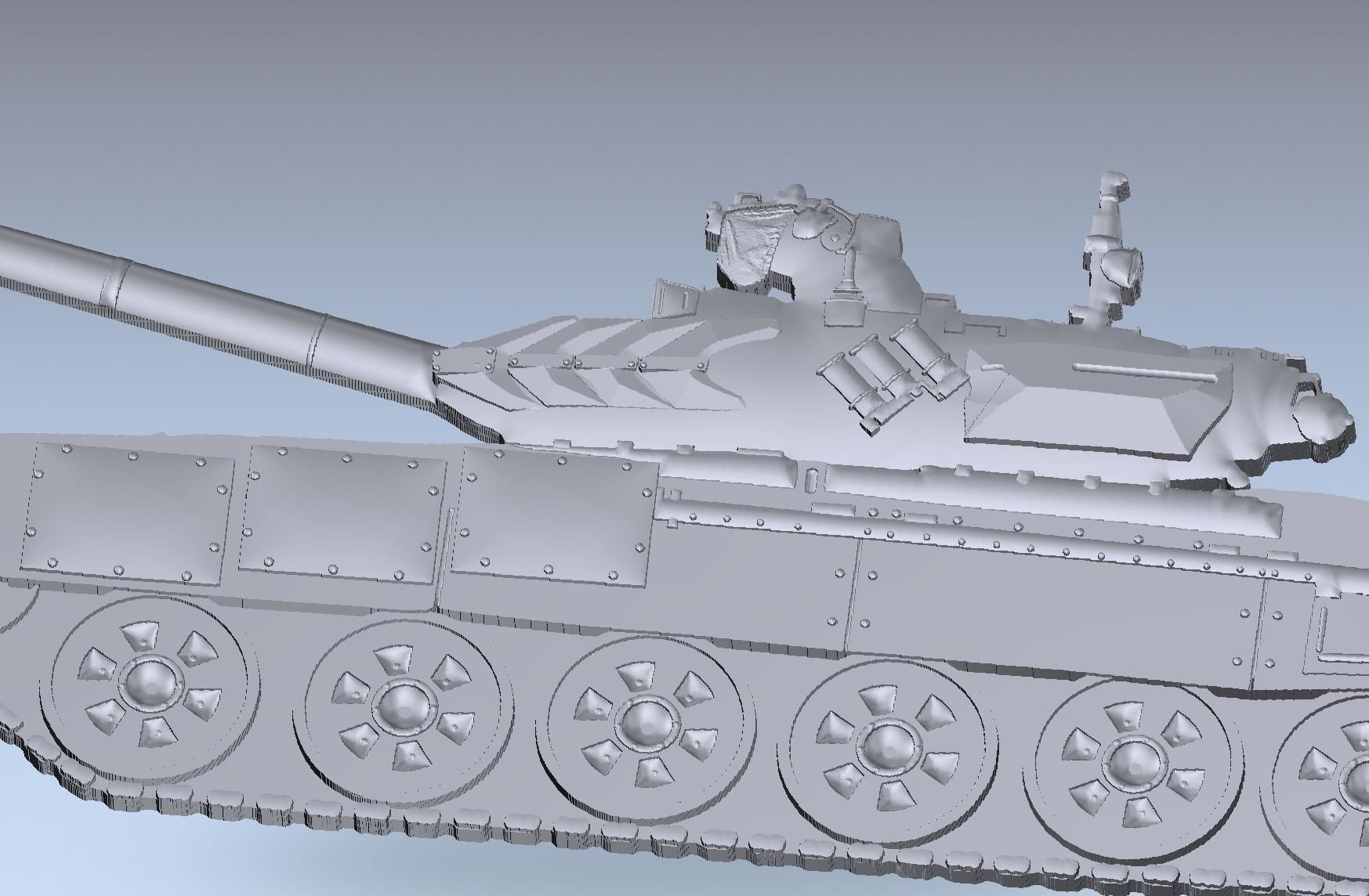 3D Design of Army Tank 3D print model_4