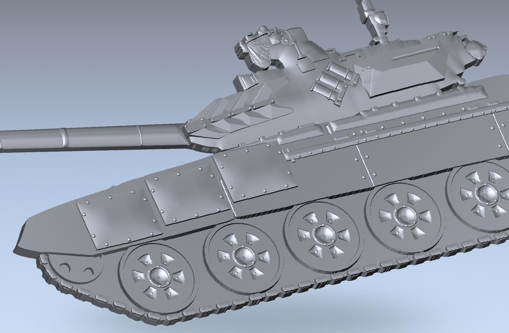 3D Design of Army Tank 3D print model_1