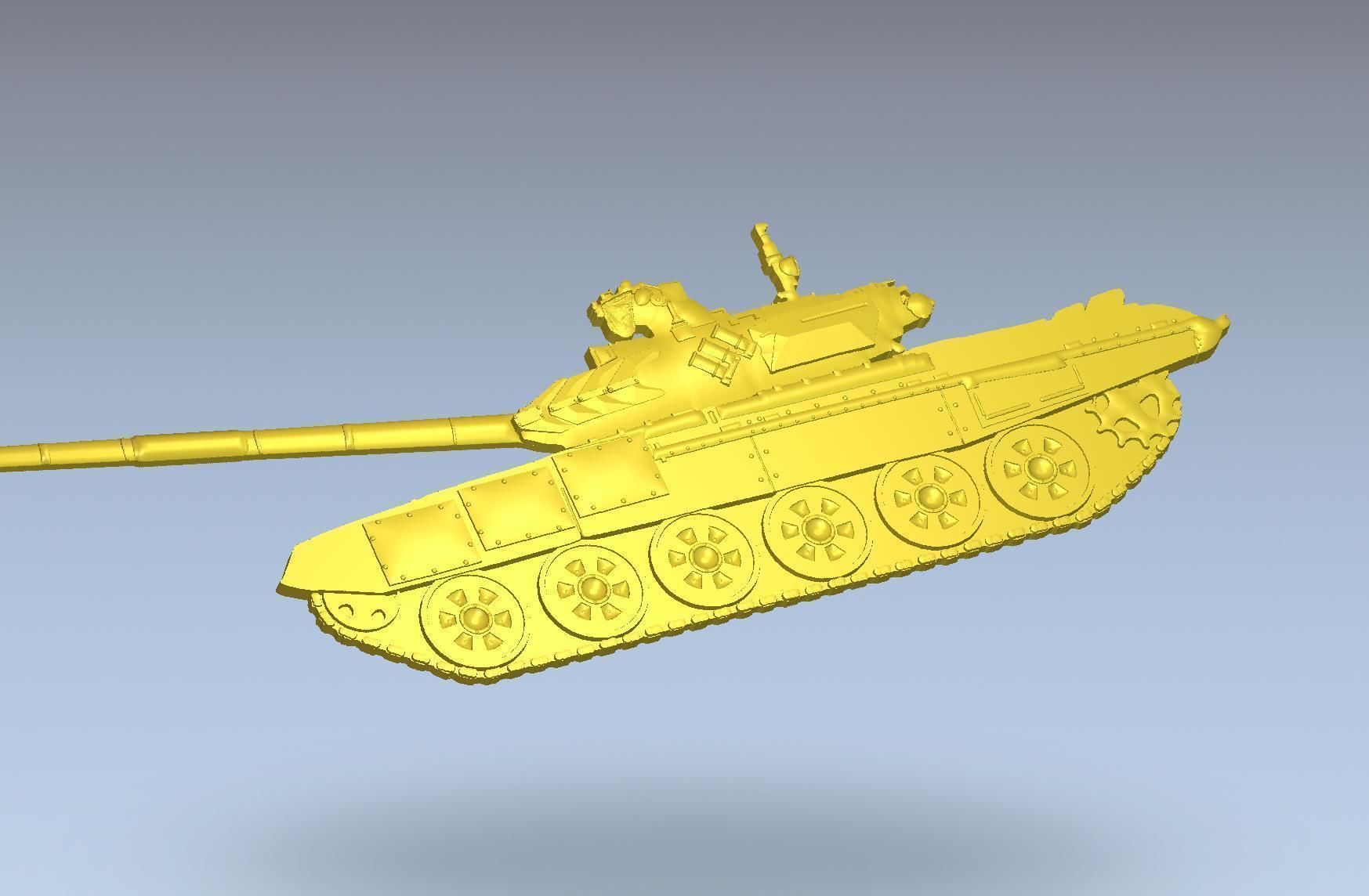 3D Design of Army Tank 3D print model_2