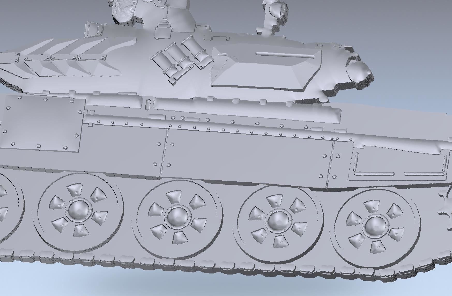 3D Design of Army Tank 3D print model_3