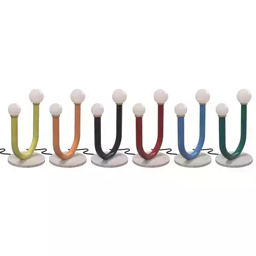 Memphis Table Lamp 3 - Pop premium 3d model