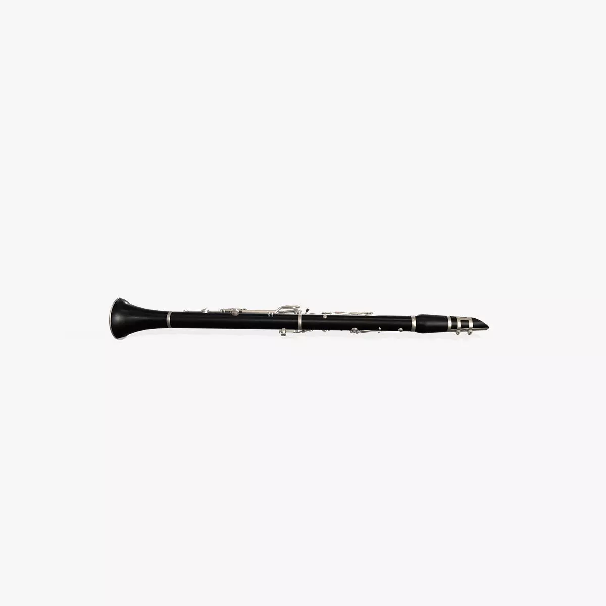 Clarinet Low-poly 3D model