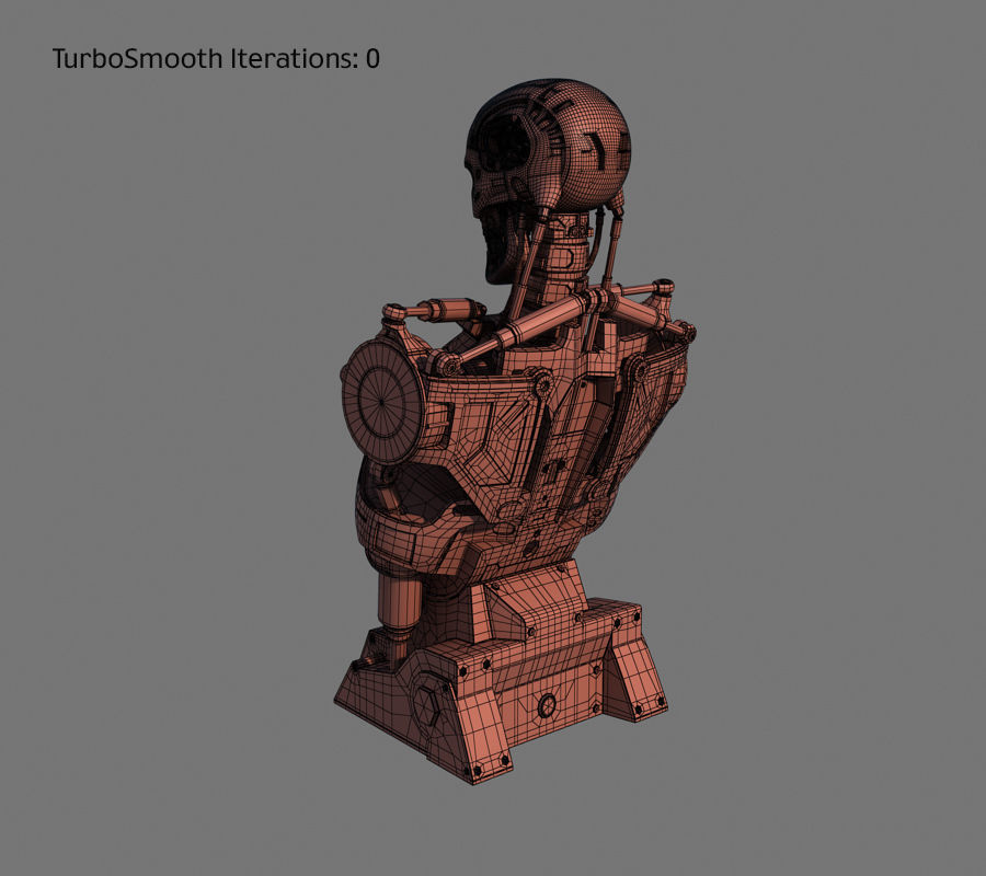 Terminator T-800 Torso Bust 3D model_21