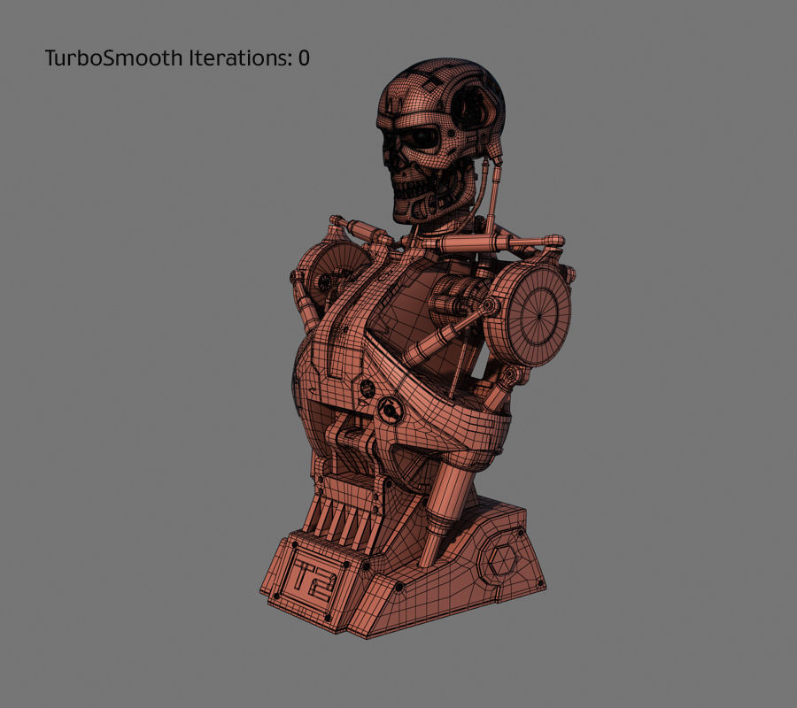 Terminator T-800 Torso Bust 3D model_19