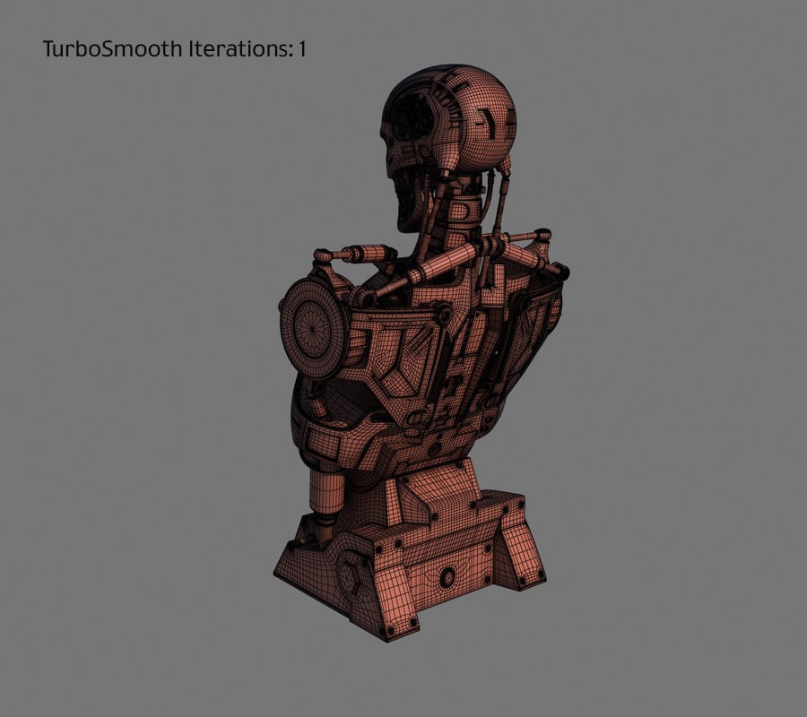 Terminator T-800 Torso Bust 3D model_22