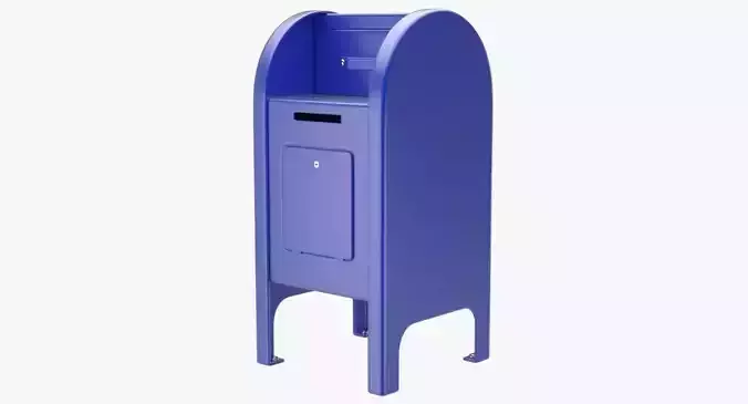 Post Box 2 3D model Post Box 2 3D model