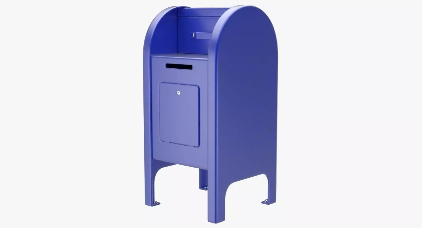 Post Box 2 3D model_0