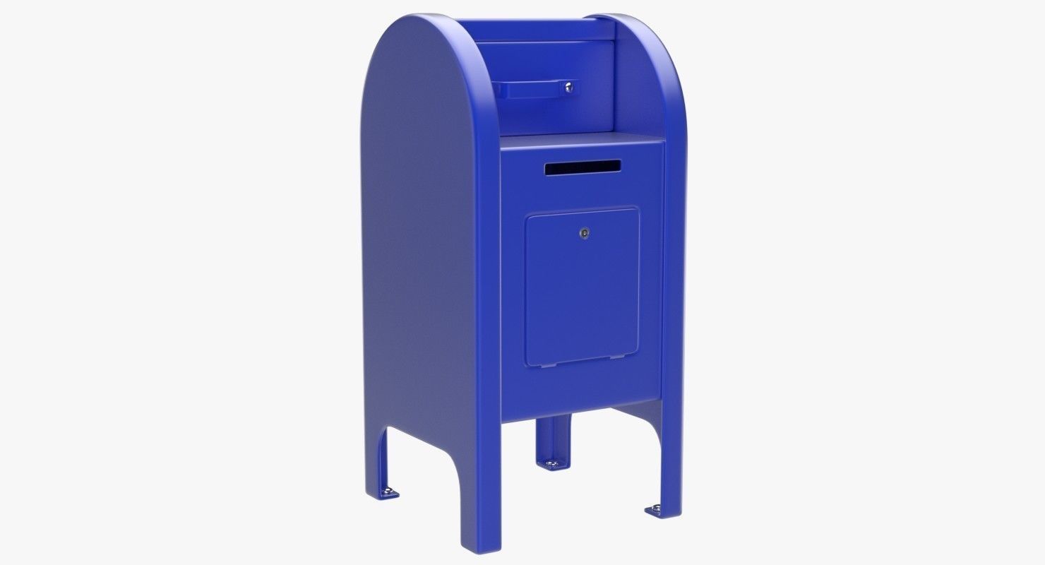 Post Box 2 3D model_1