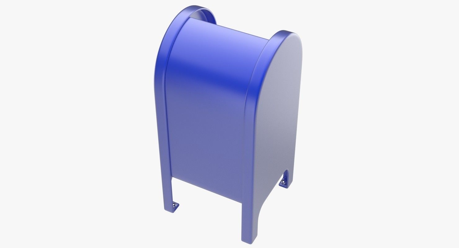Post Box 2 3D model_2