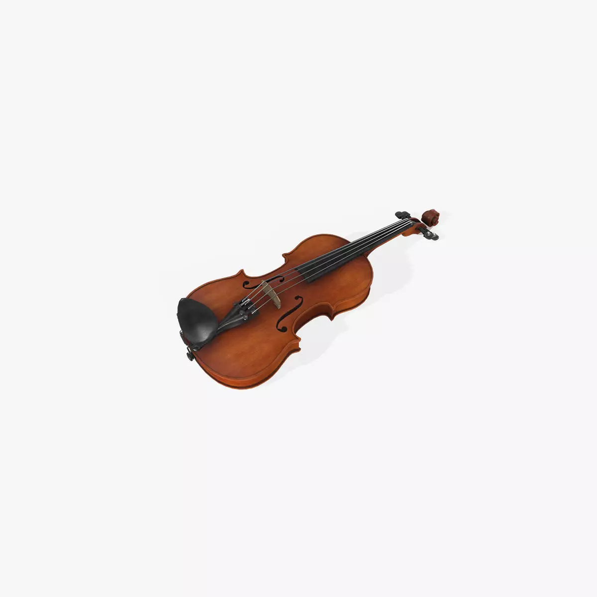 Violin Low-poly 3D model