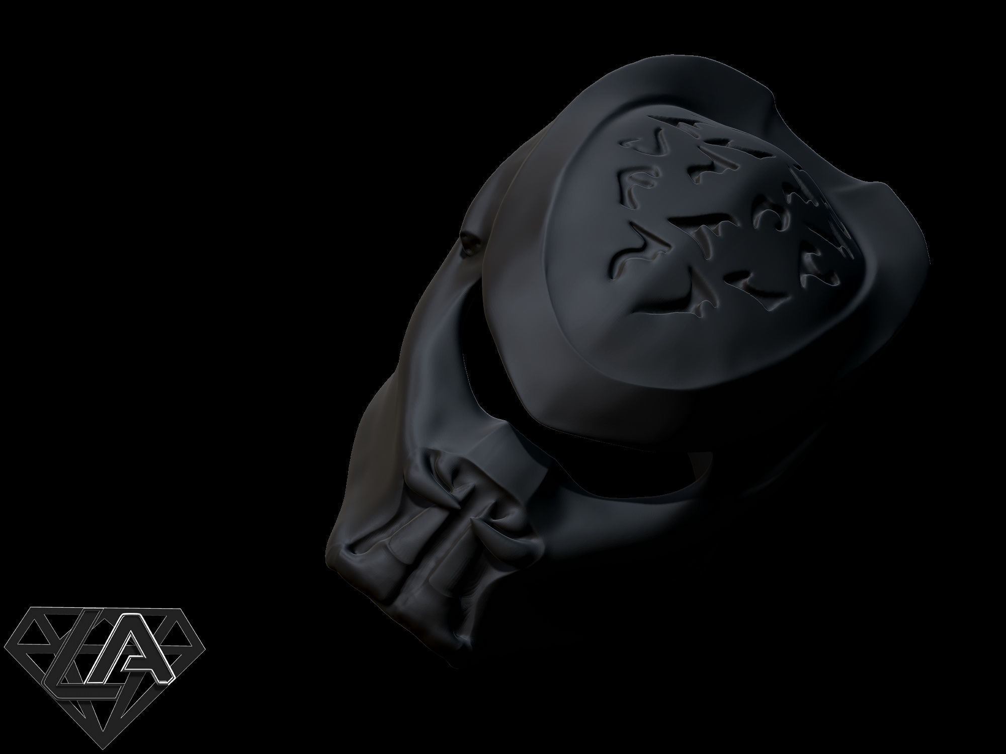 Predator custom helmet 3D print model_3