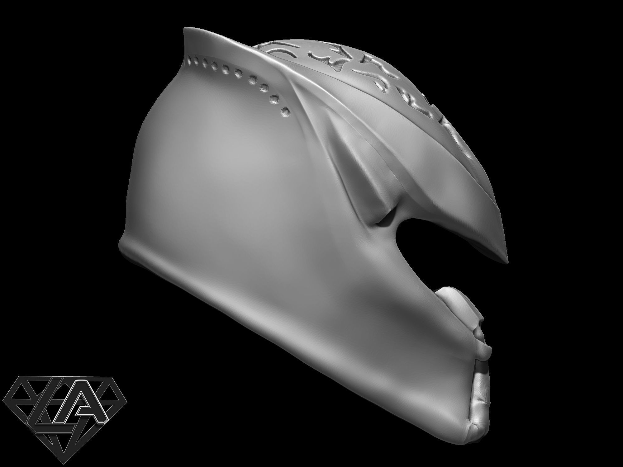 Predator custom helmet 3D print model_6