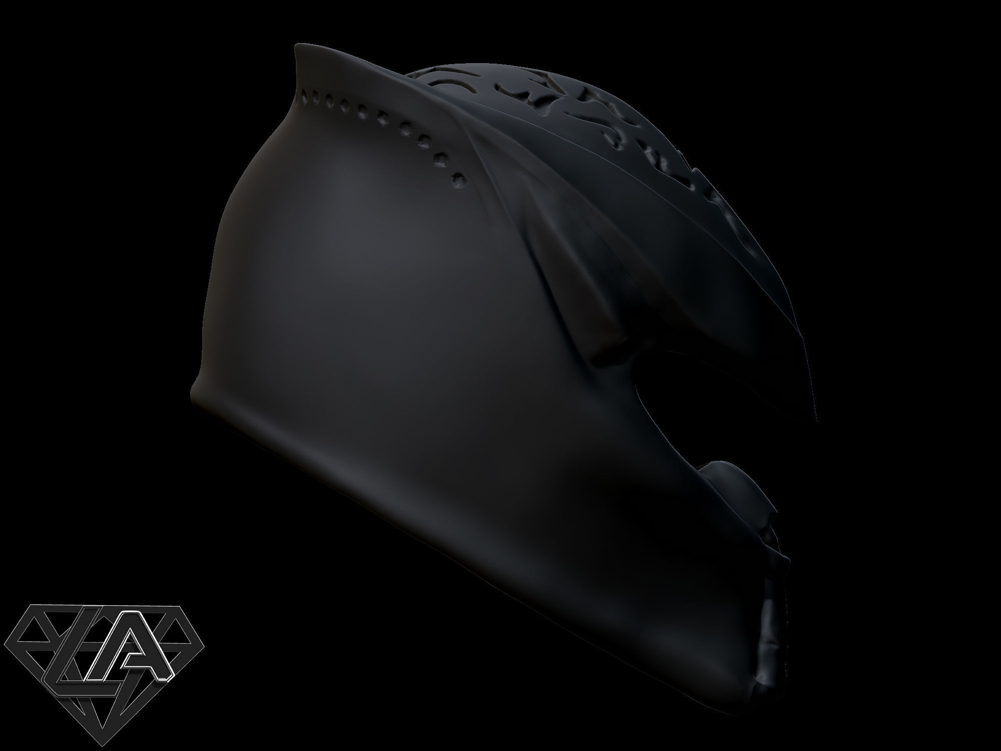 Predator custom helmet 3D print model_7