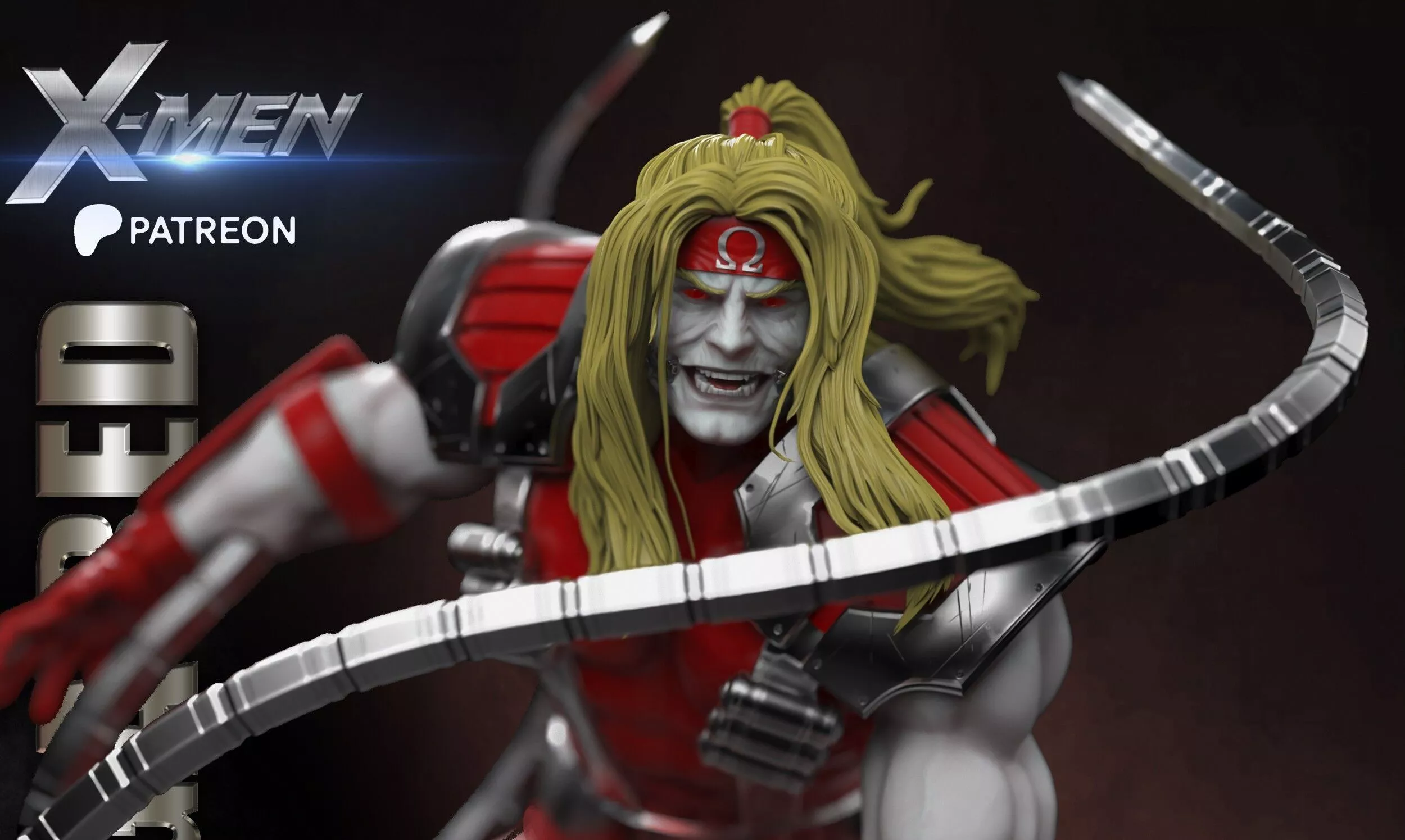 OMEGA RED STL FILE 3D print model