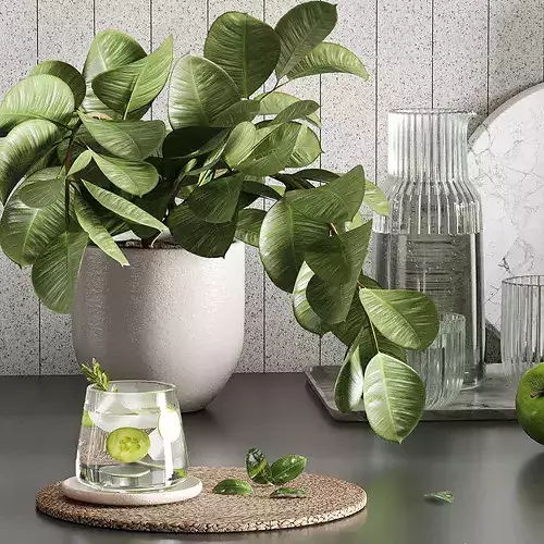 kitchen accessories087 3D model 4