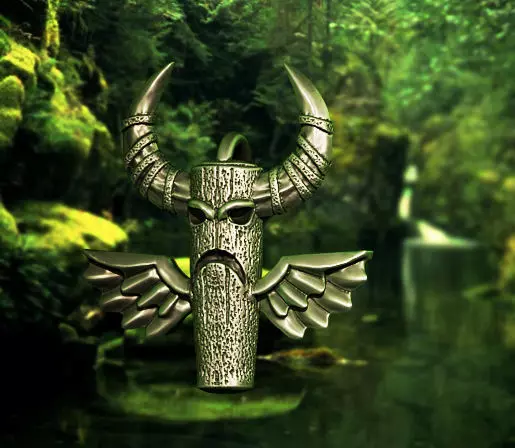 tottem pendant 3D print model_0