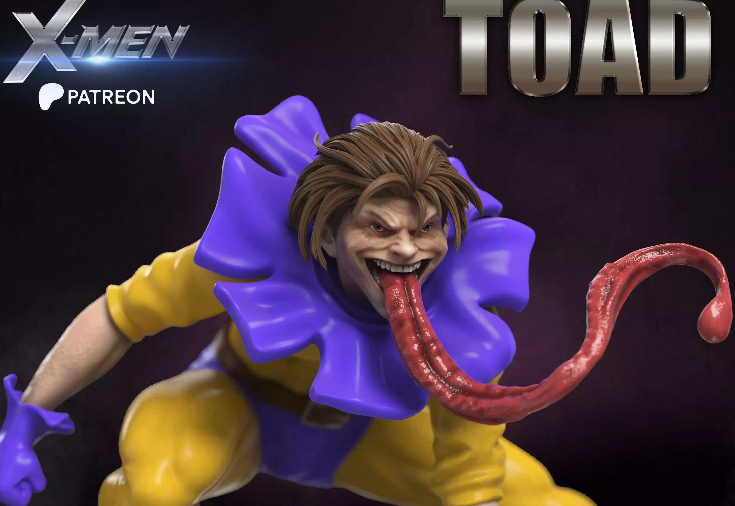 TOAD X-MEN STL FILE 3D print model