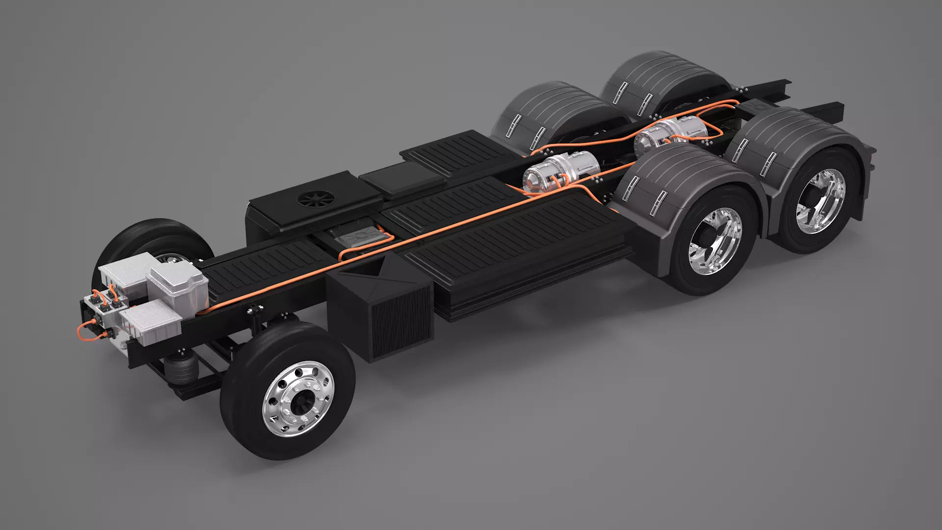 Electric Truck Chassis 3D model