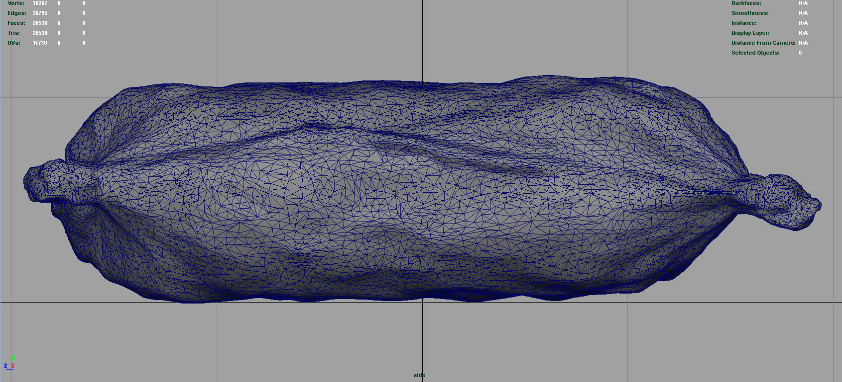 Sausage Salami 1 Low-poly 3D model_9