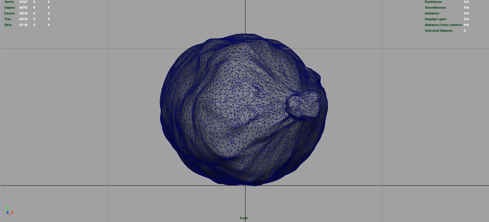 Sausage Salami 1 Low-poly 3D model_10