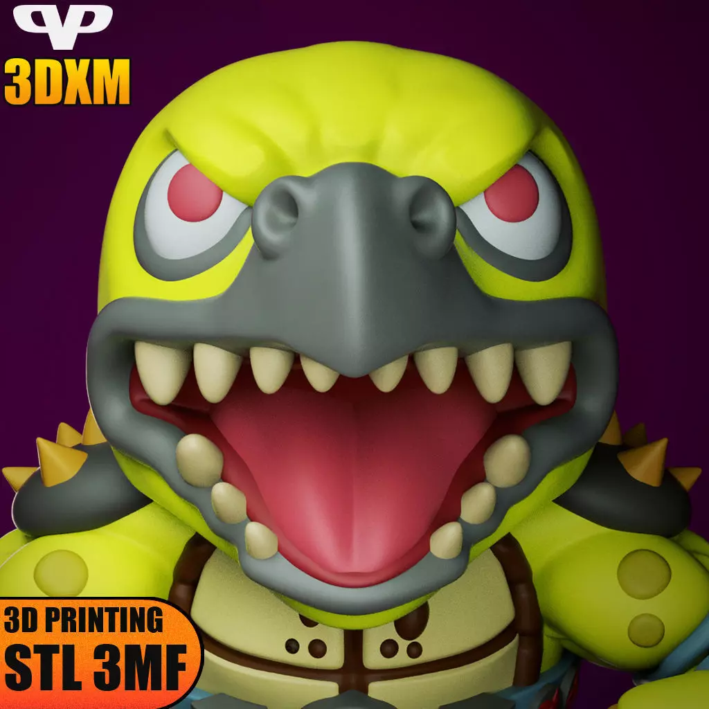 Tokka Chibi STL 3MF for 3D Printing ChibiSTL 3DXM 3D model 3D