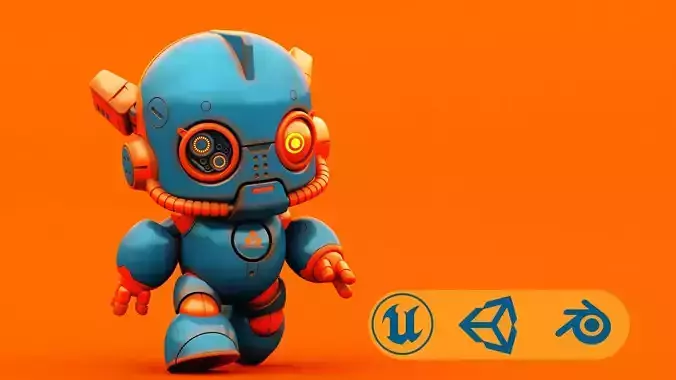 ROBO G-9  Rigged for Unreal Engine - Unity - MIXAMO