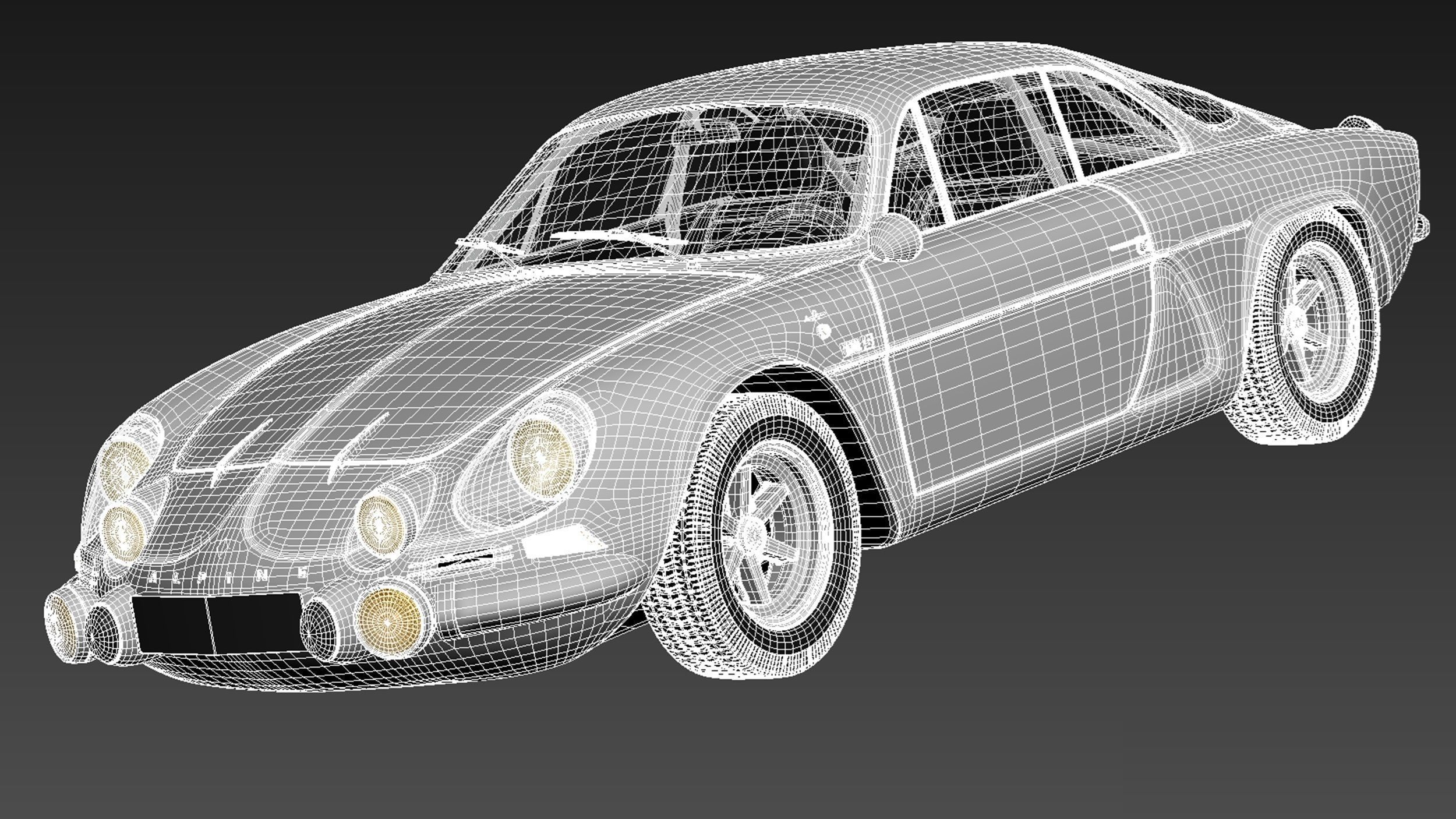 Renault Alpine A110 Rally 1963-1974 3D model_16
