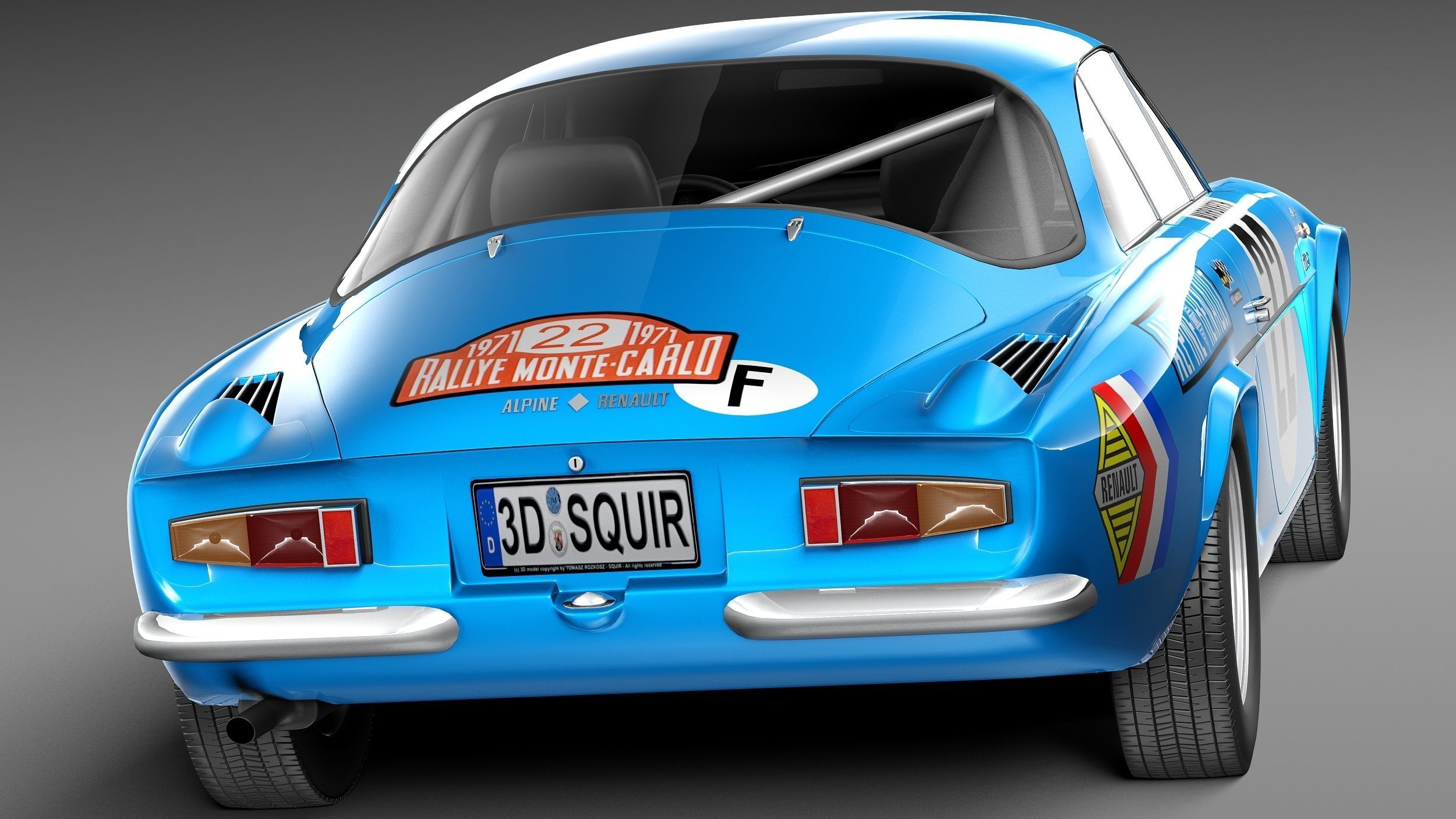 Renault Alpine A110 Rally 1963-1974 3D model_5