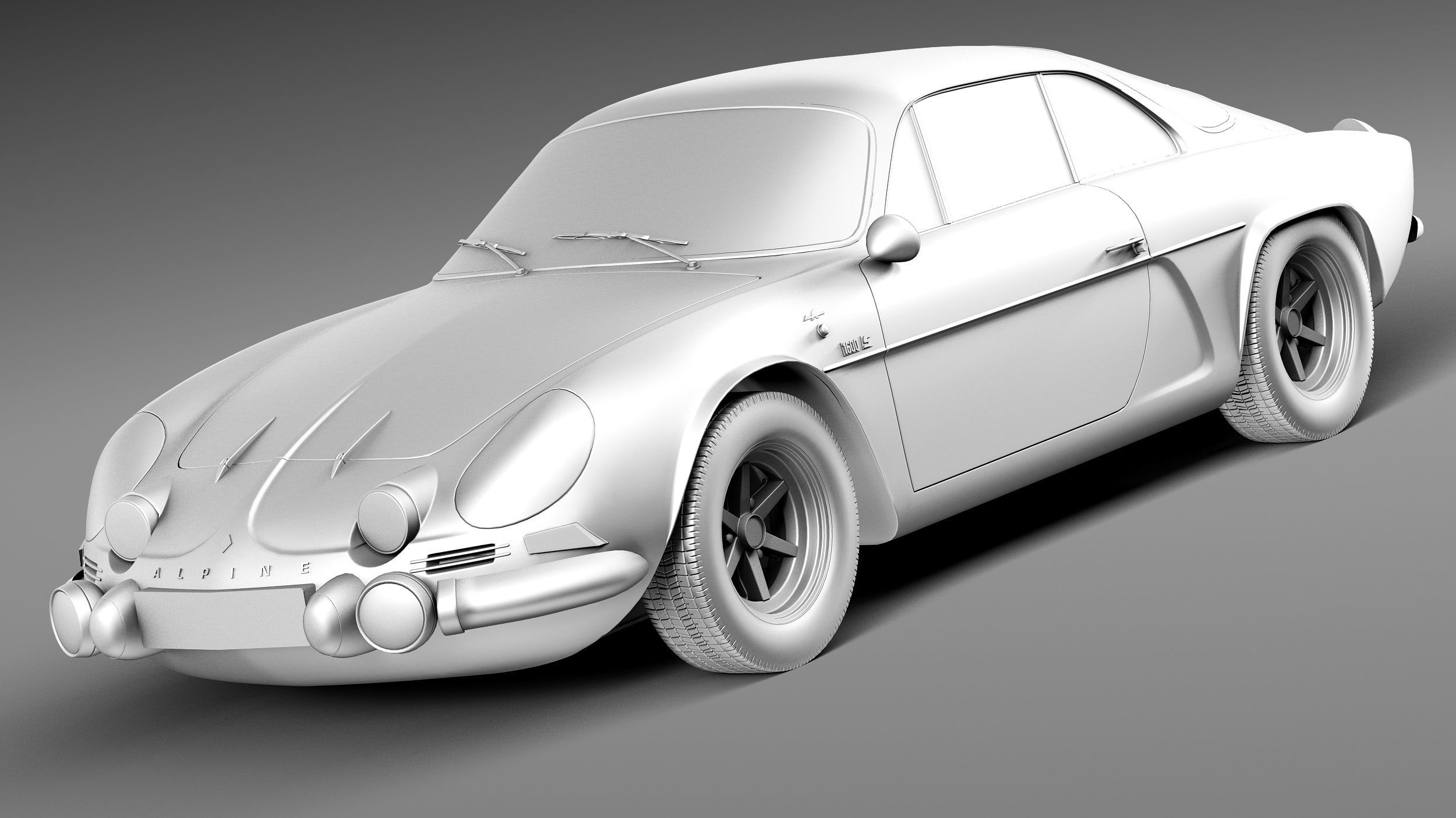 Renault Alpine A110 Rally 1963-1974 3D model_8