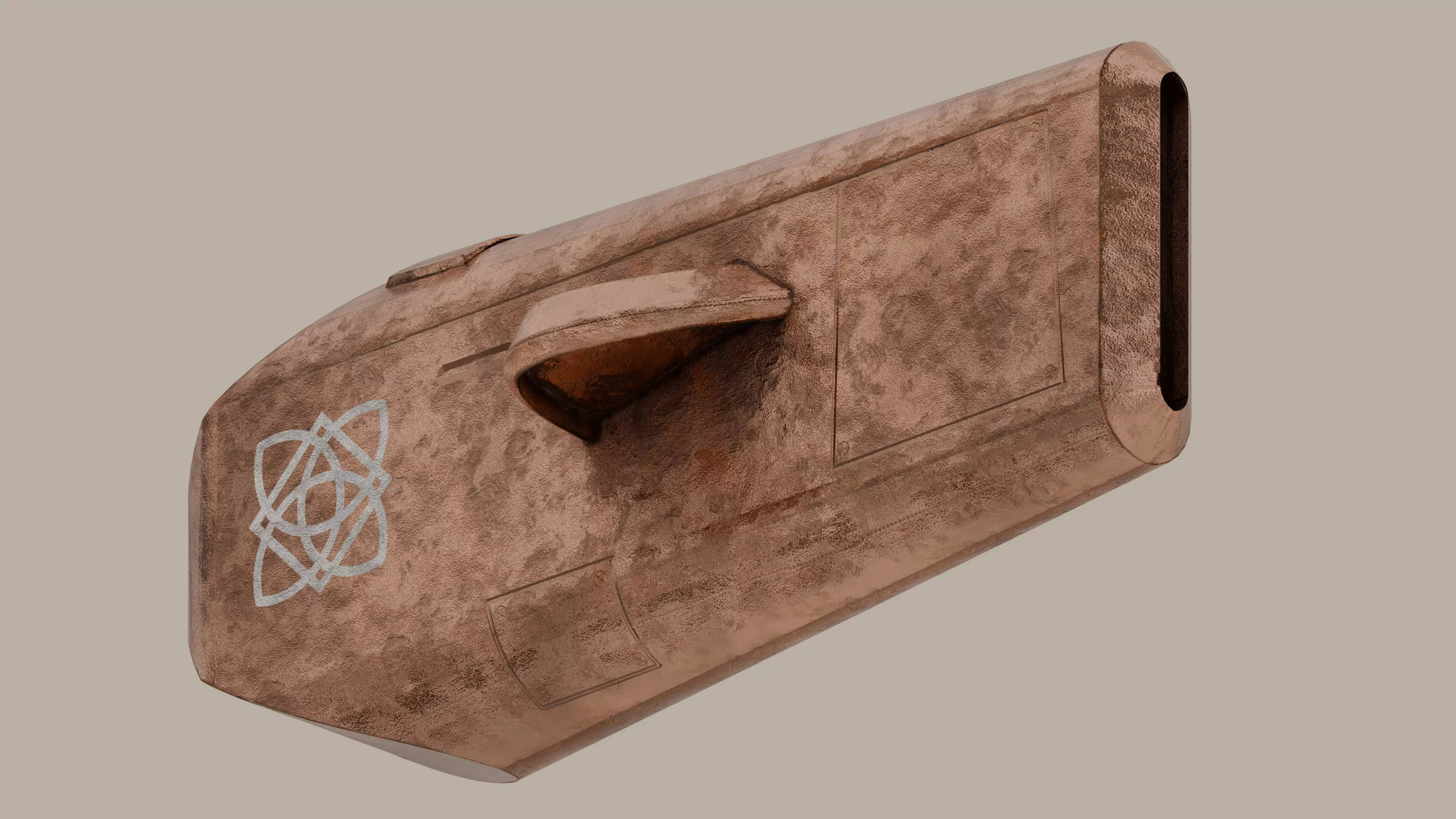 Sci-Fi Background Fleet Ship Low Poly Spacecraft PBR Textures Free low-poly 3D model