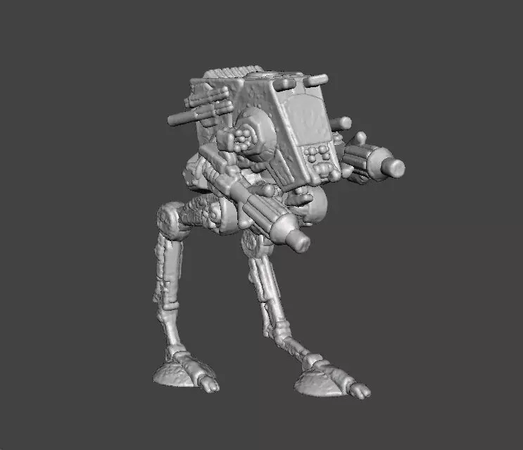 6MM SCALE AT-ST WOOKIE HUNTER MINIATURE MODEL SCIFI GAMES EPIC 3D print model
