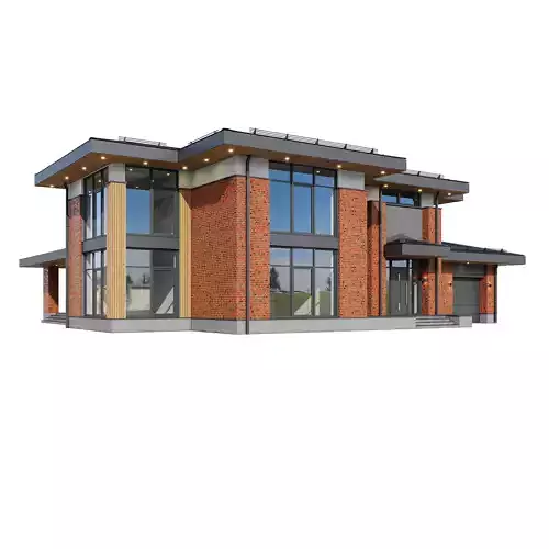 Rait House with BLENDER file 3D model 2